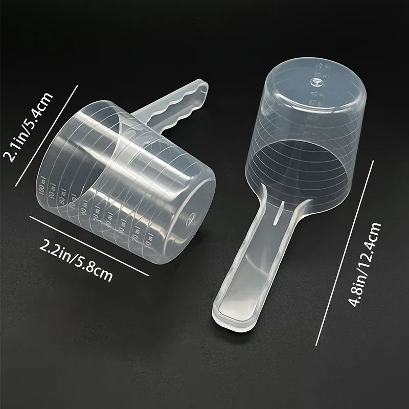 Transparent Pet Measuring Spoon with Scale A0373