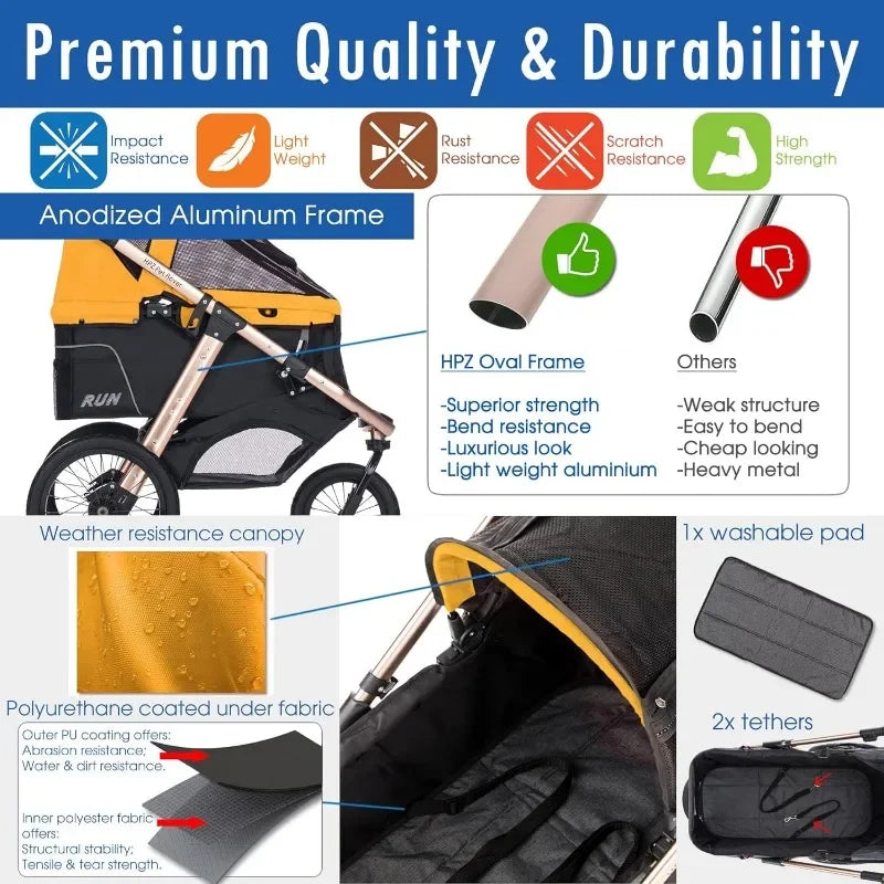 HPZ Pet Rover Jogging Stroller. A0030