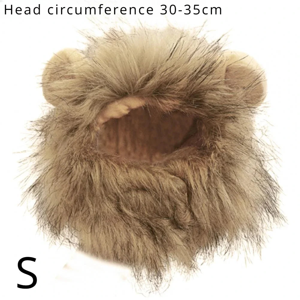 Lion-Style Pet Hat A0217