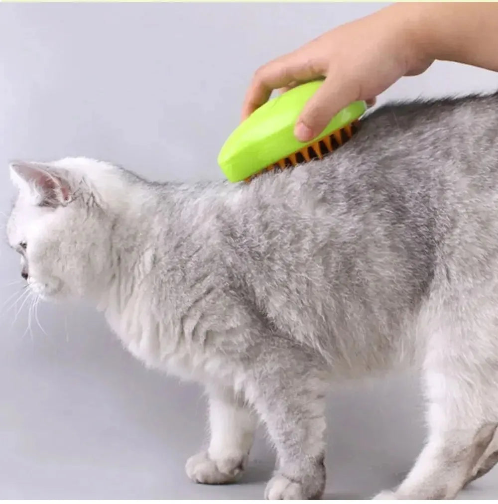 3-in-1 Pet Steam Brush for Grooming A0113