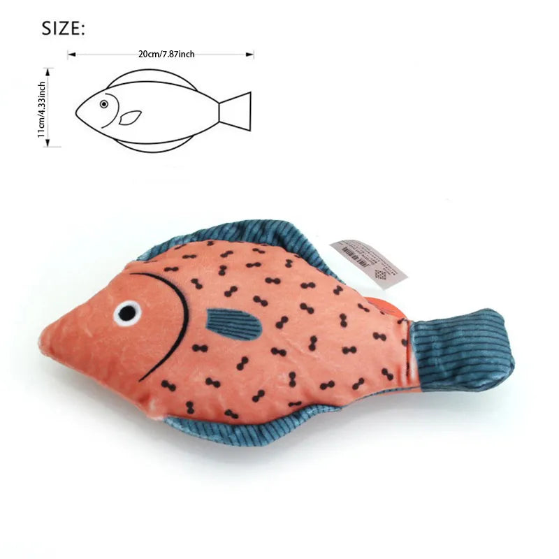 3D Fish Cat Toy with Catnip  A0231