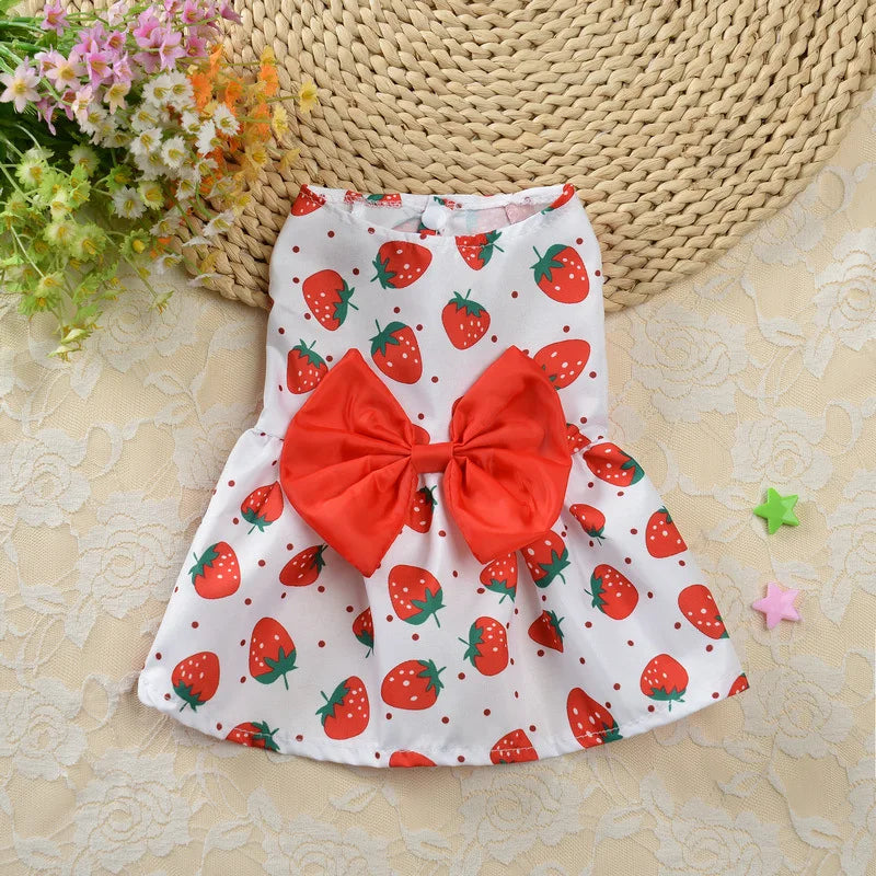 Summer Pet Flower Dress.A0148