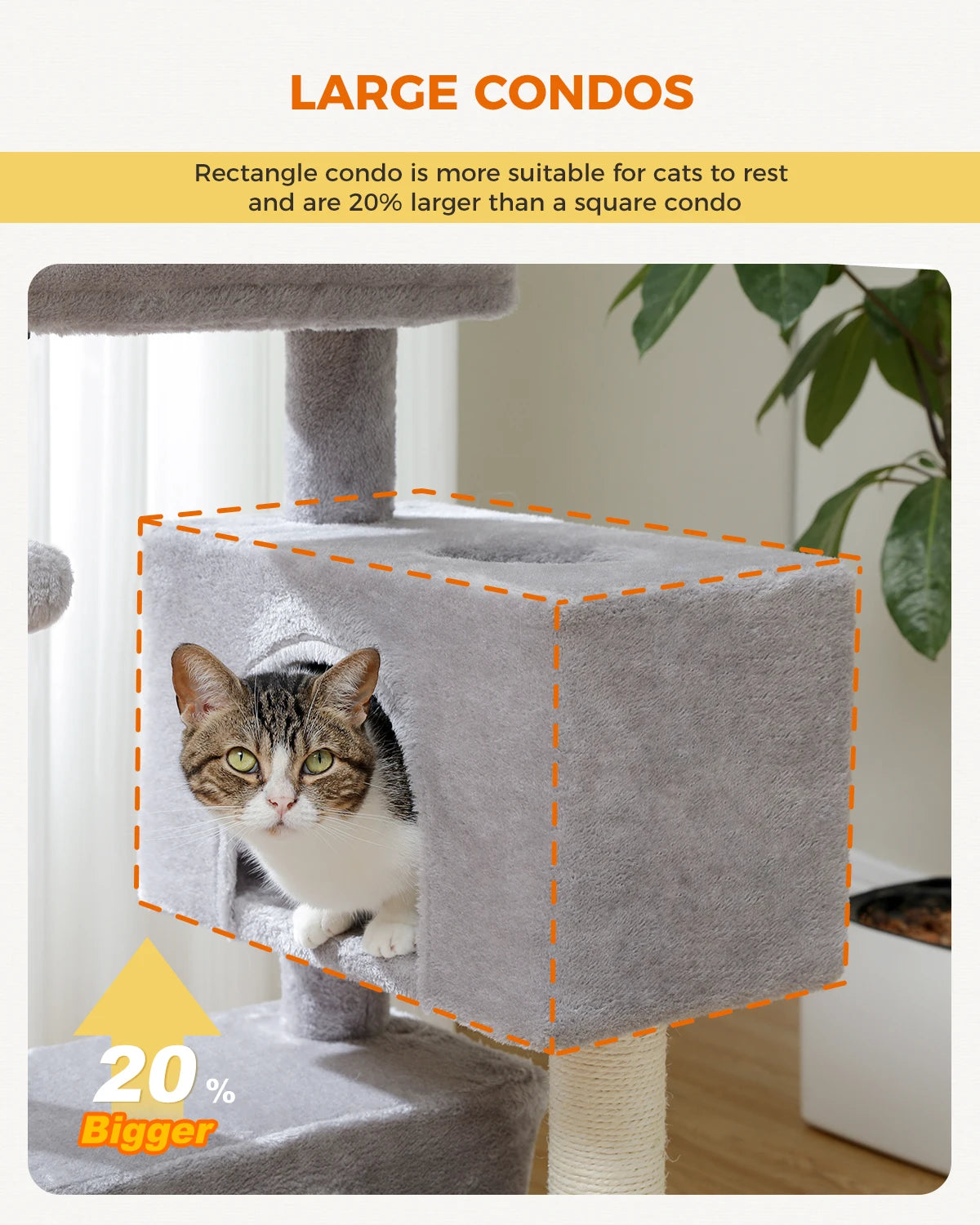 Cat Tower With Double Condo A0269