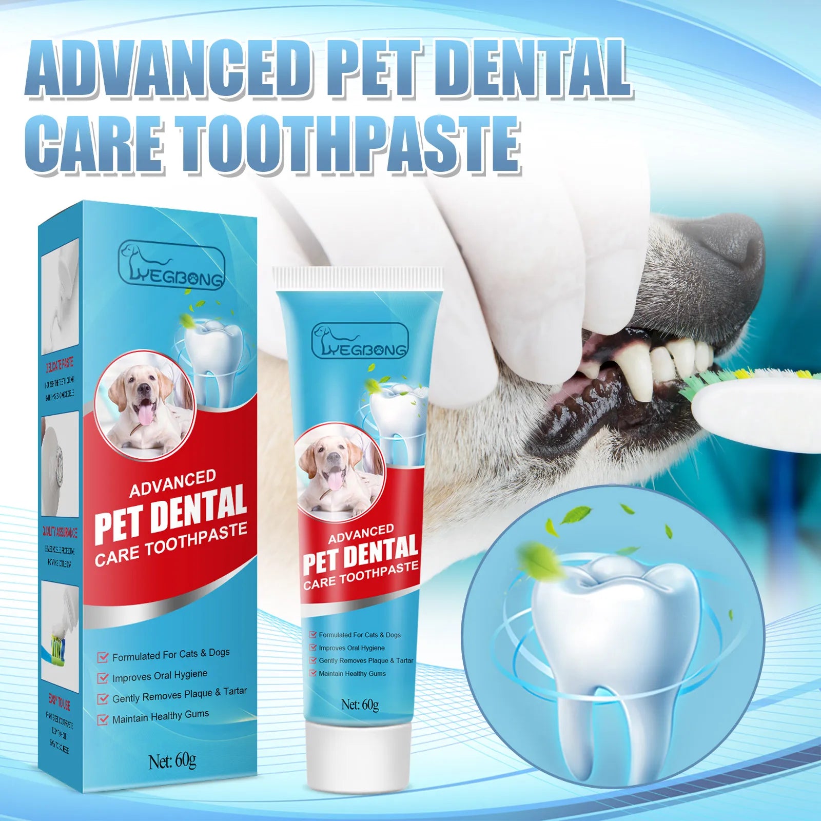 Edible Pet Toothpaste & Brush Set A0120