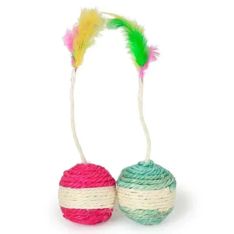 Sisal Scratching Ball Toy A0239