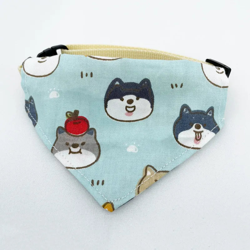 Adjustable Cat & Dog Bandana Collar A0196