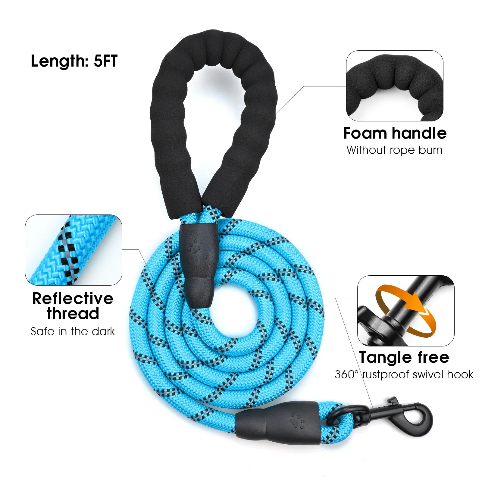 No-Pull Dog Harness & Leash A0040