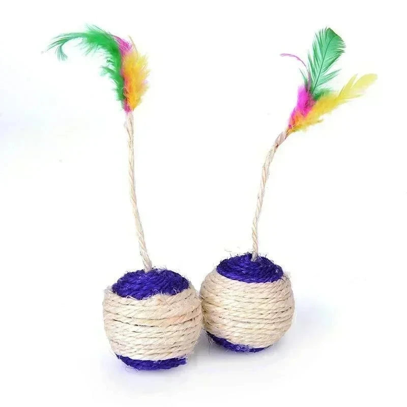 Sisal Scratching Ball Toy A0239