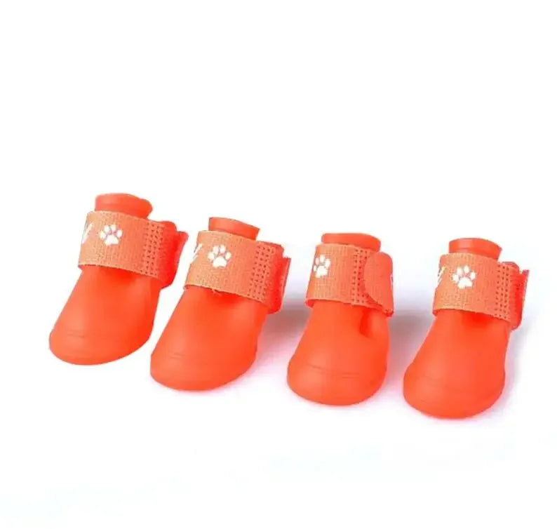 4pcs Dog Rain Boots A0082