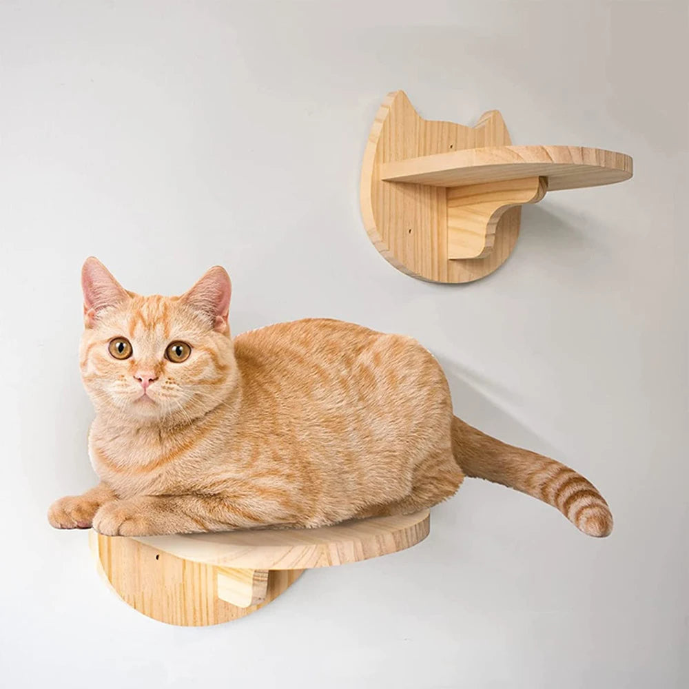 Wall-Mounted Cat Climbing Shelf A0268