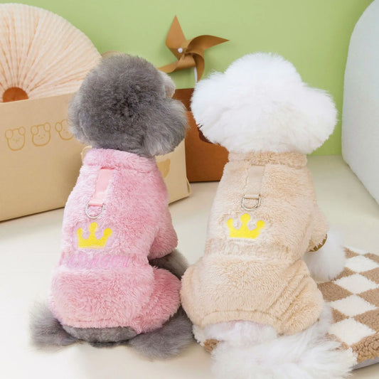 Soft Fleece Dog Jumpsuit A0185