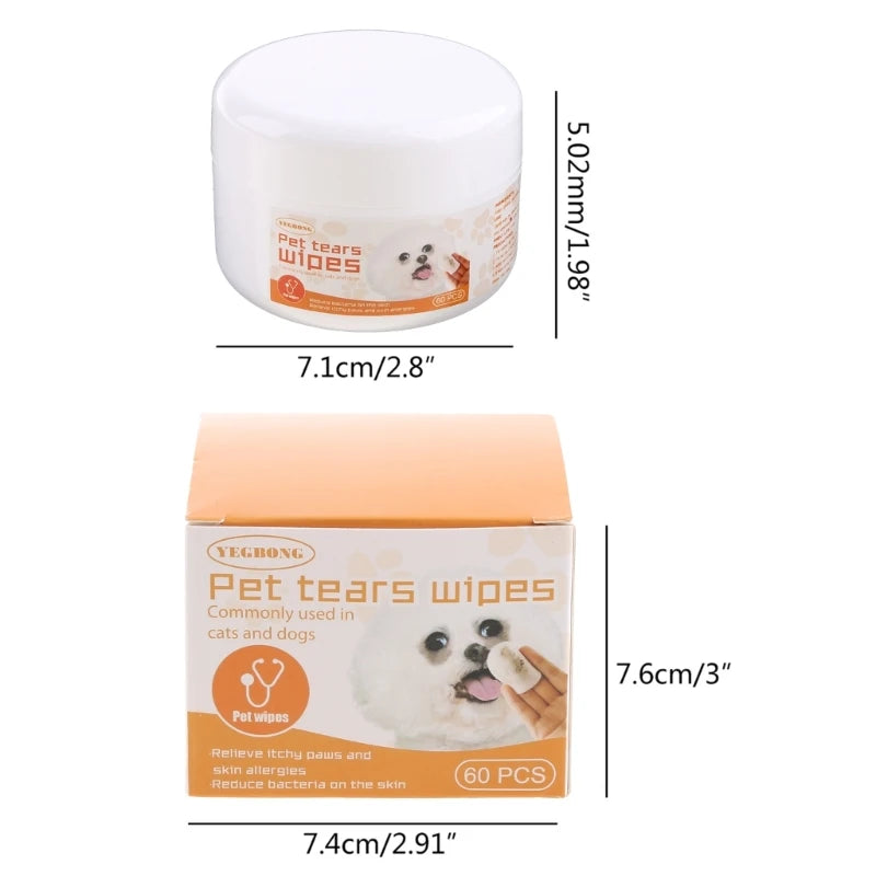 Pet Wet Wipes 60 Count A0062