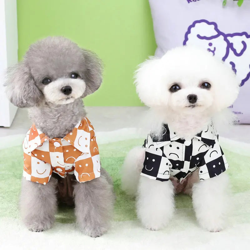 Checkered Shirt Dog Clothes A0086