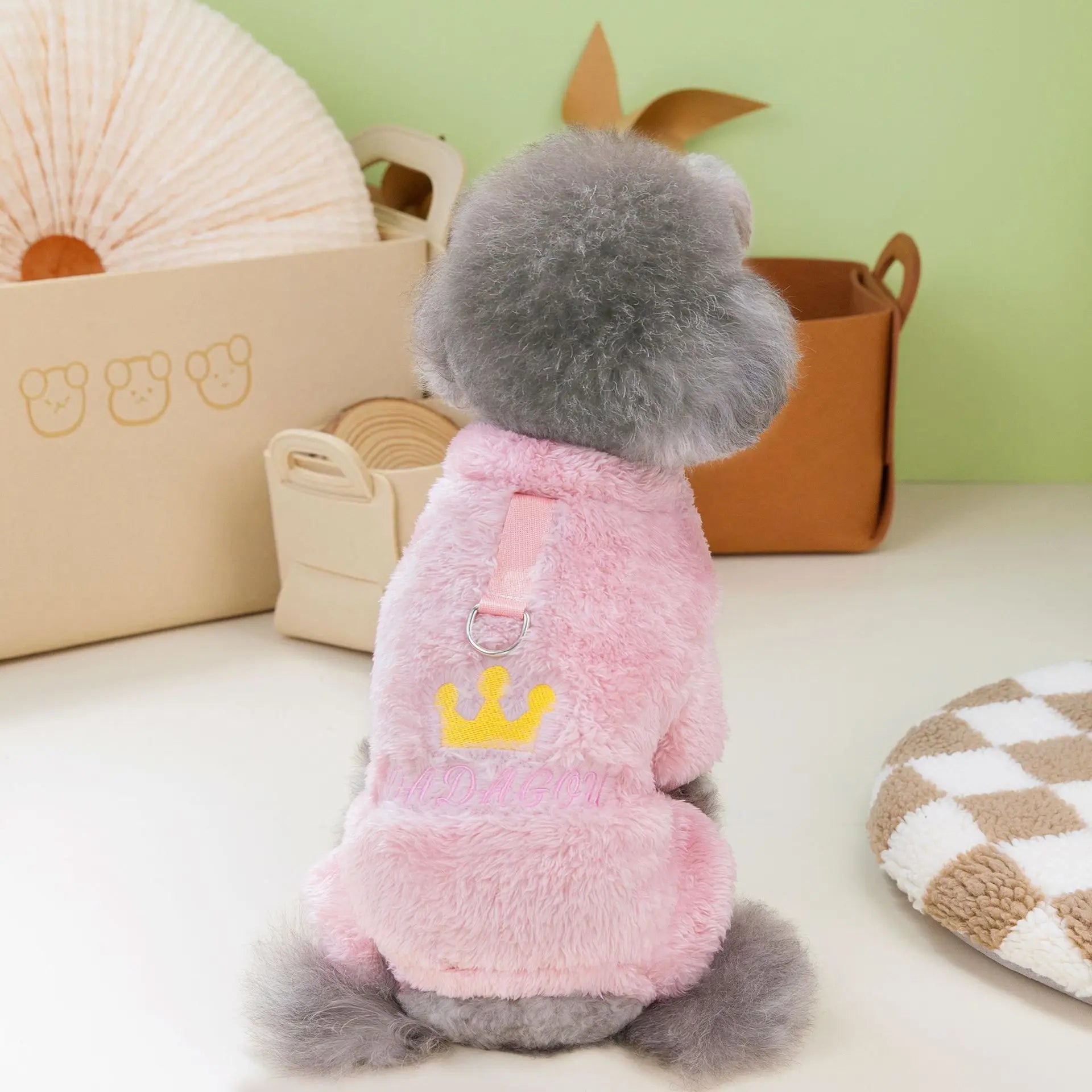 Soft Fleece Dog Jumpsuit A0185