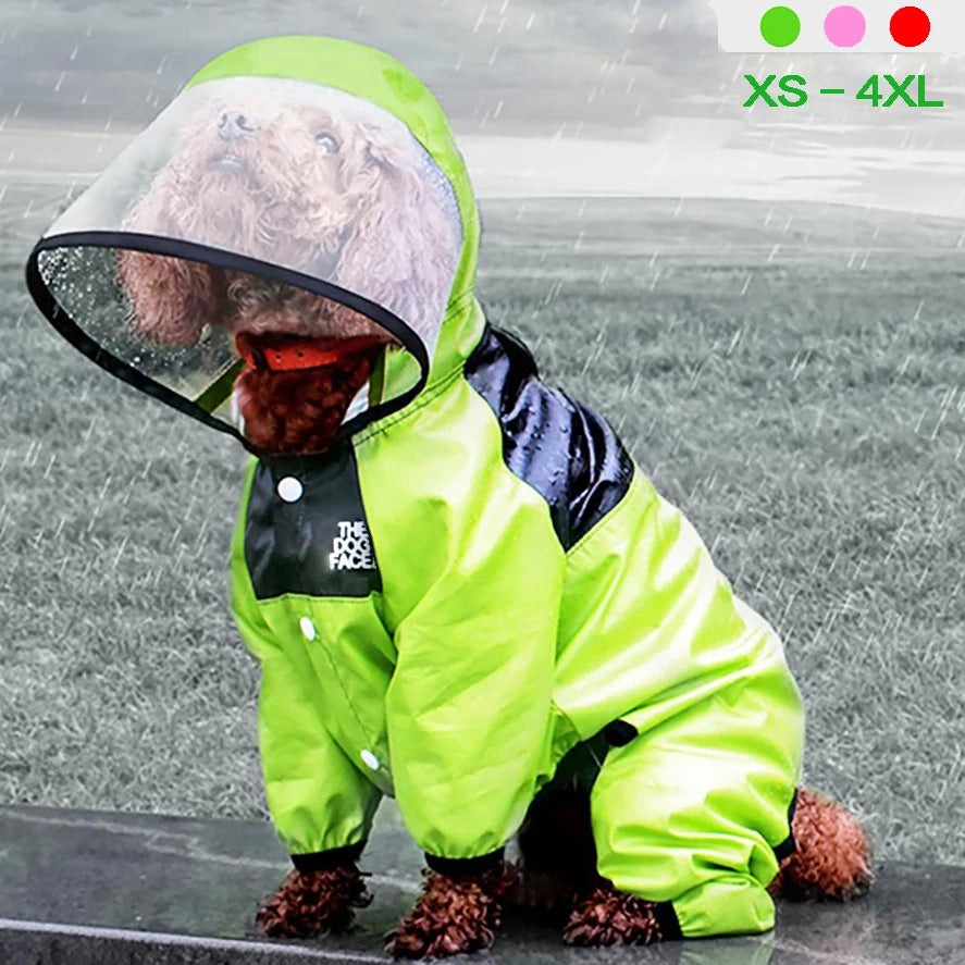 Pet Dog Raincoat - Waterproof Jumpsuit A0152