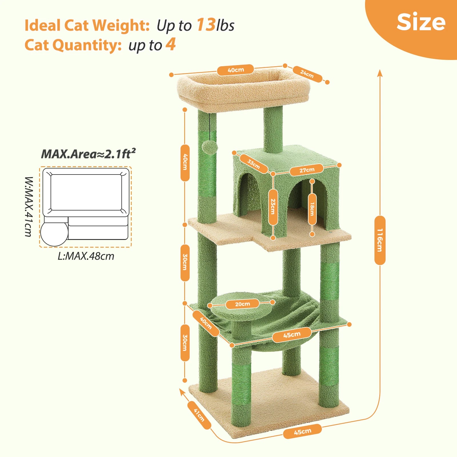 5-Level Cat Tree A0273