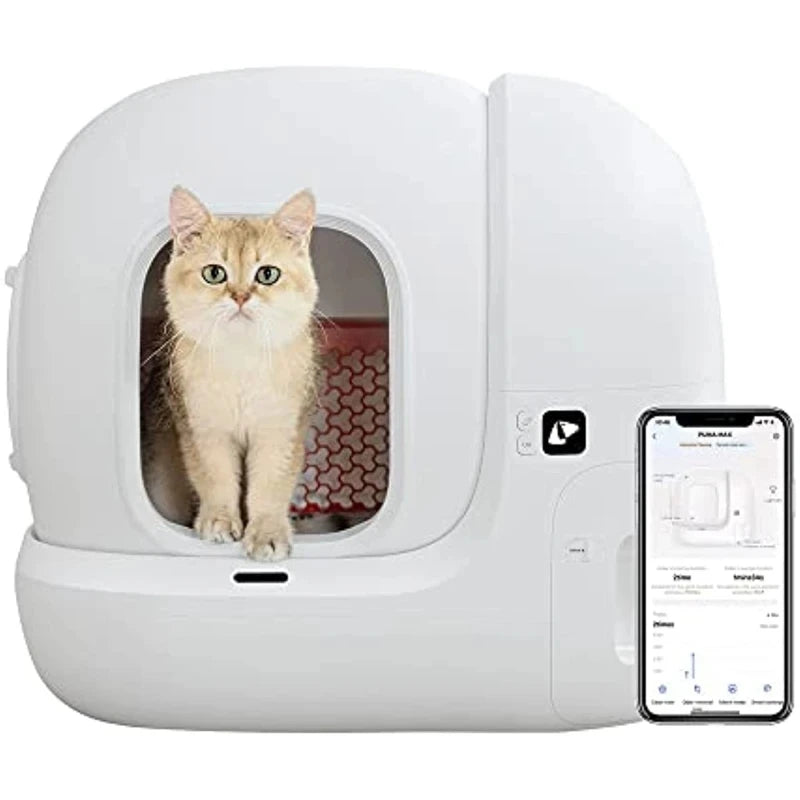 Automatic Cat Litter Box with App Control A0355