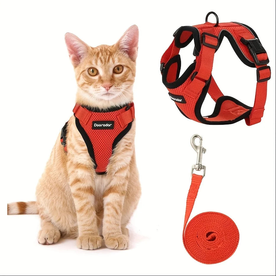 Non - Slip Adjustable Cat Leash & Vest Carrier.A0132