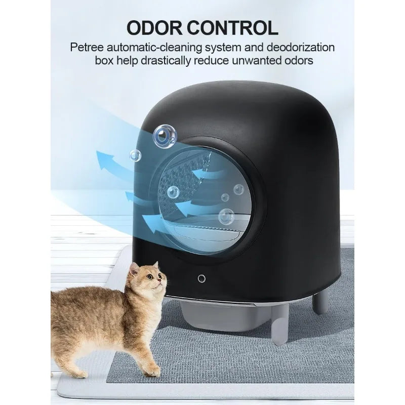 Automatic Cat Litter Box, Wi-Fi Enabled with Smart App Monitoring A0354