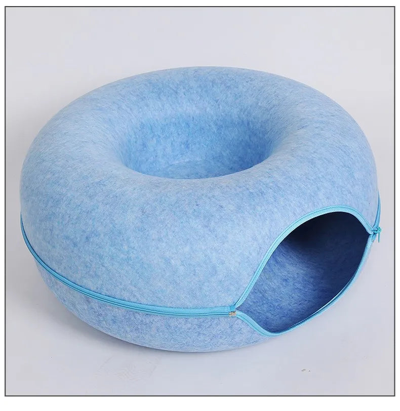 Donut Cat Bed & Tunnel A0252