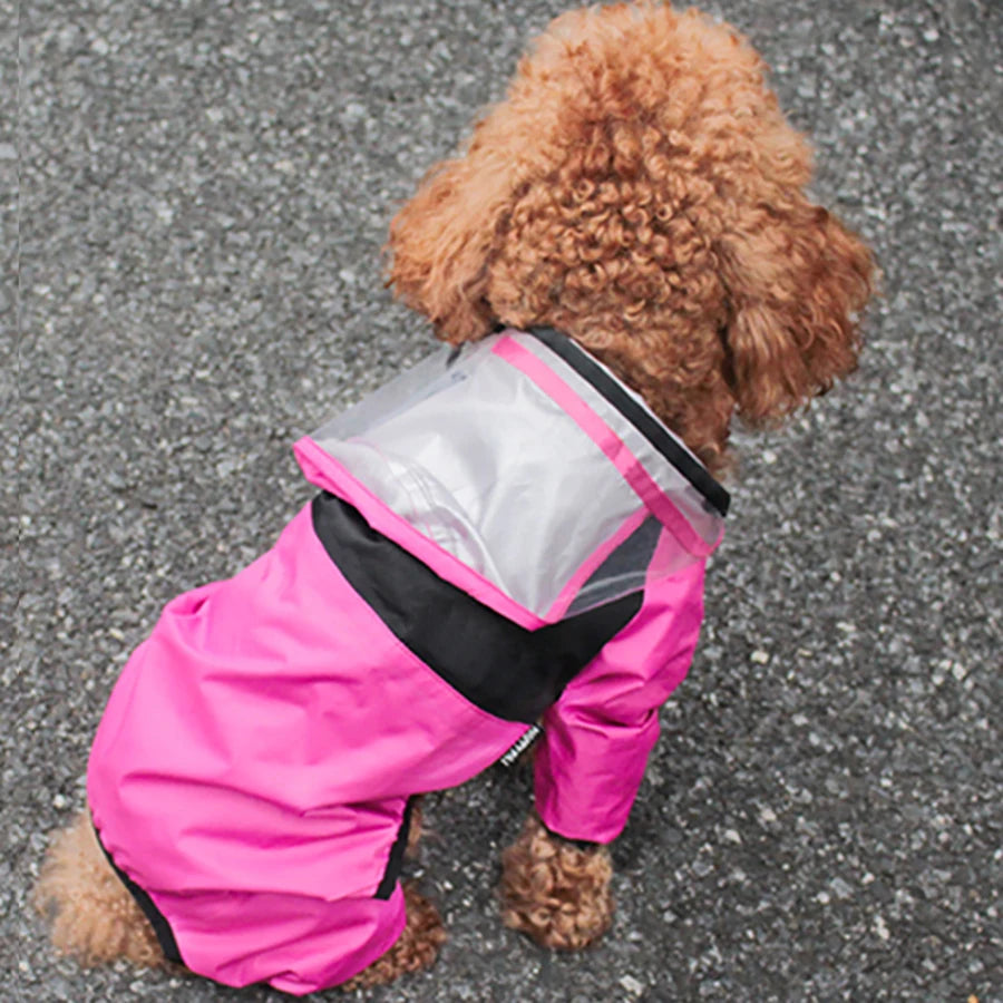 Pet Dog Raincoat - Waterproof Jumpsuit A0152