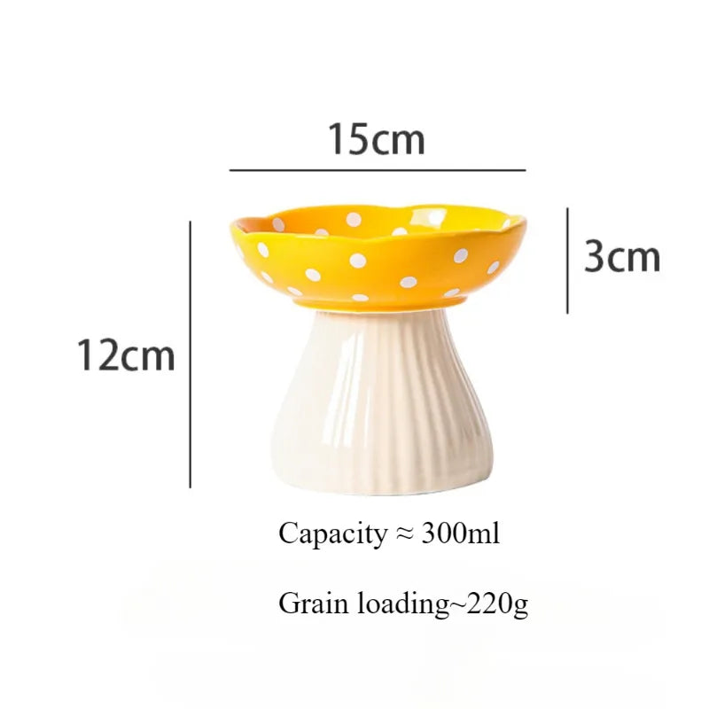 Mushroom Cat Bowl A0383