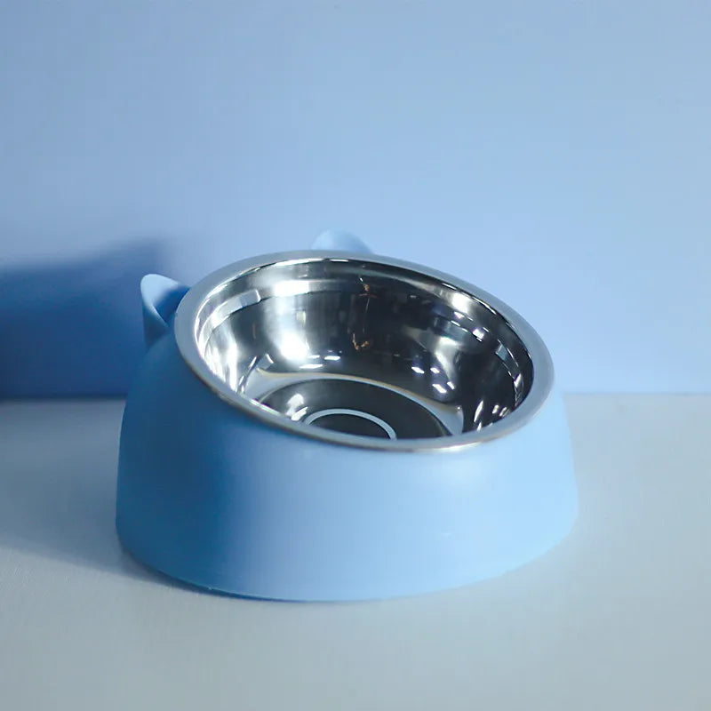 Stainless Steel Double Cat Bowl  A0370