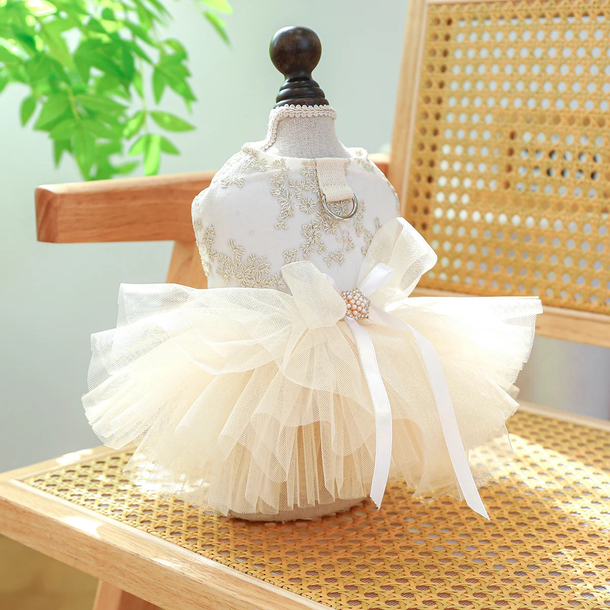 Breathable Pet Wedding Dress A0401