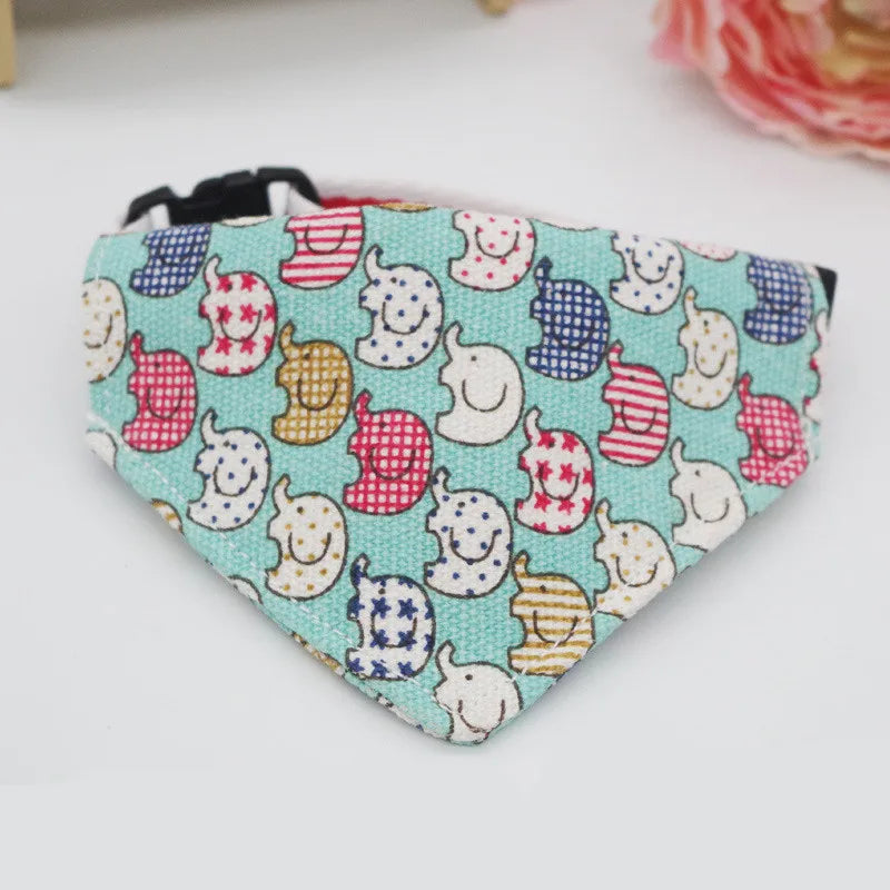 Adjustable Cat & Dog Bandana Collar A0196