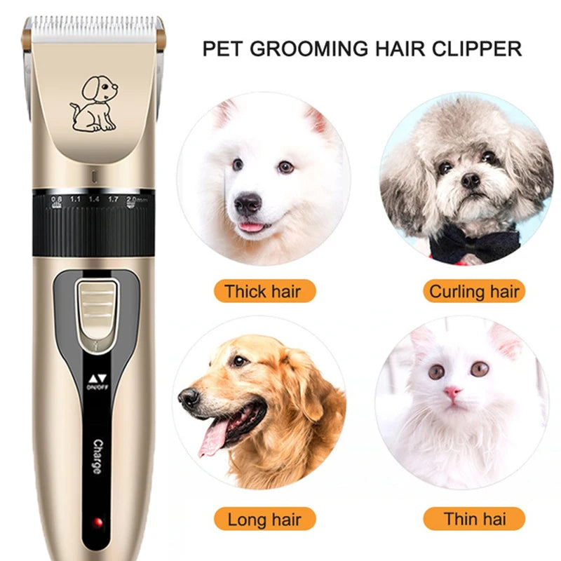 Electric Pet Clipper Grooming Kit  A0118