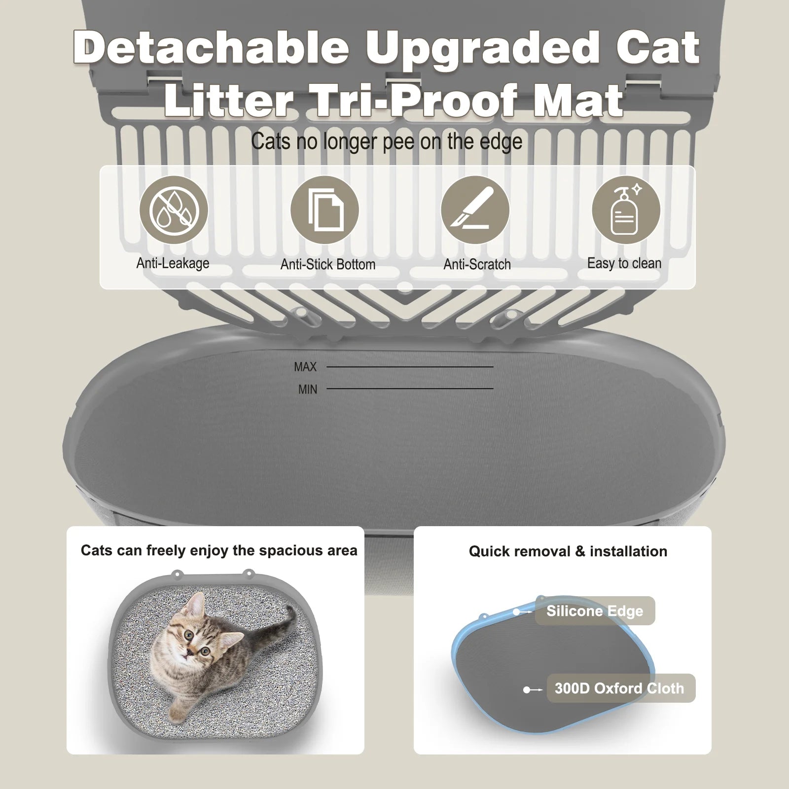 Automatic Self-Cleaning Cat Litter Box with App Control  A0353