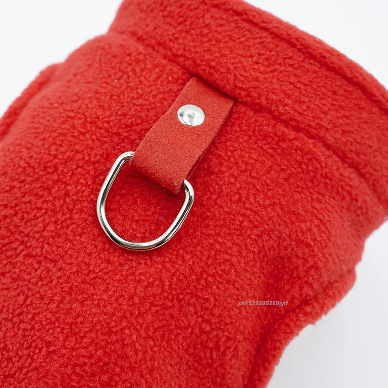 Winter Dog Jacket with D-Ring. A0029