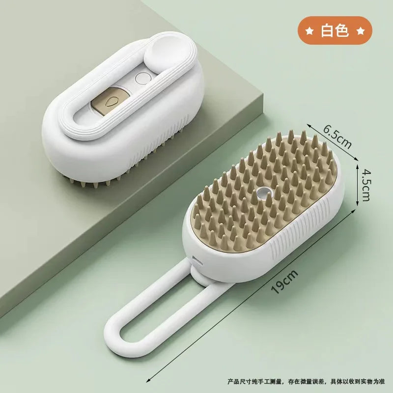 3-in-1 Pet Steam Brush for Grooming A0113