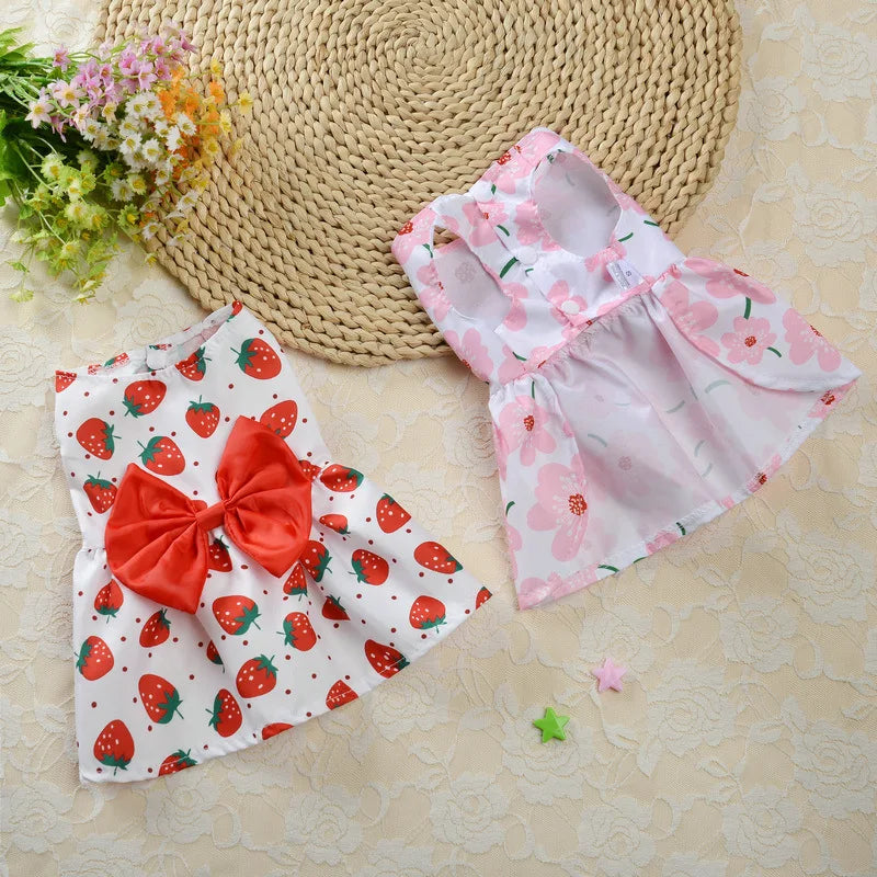 Summer Pet Flower Dress.A0148