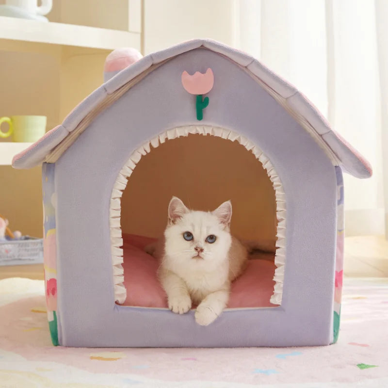 Foldable Washable Pet House A0381