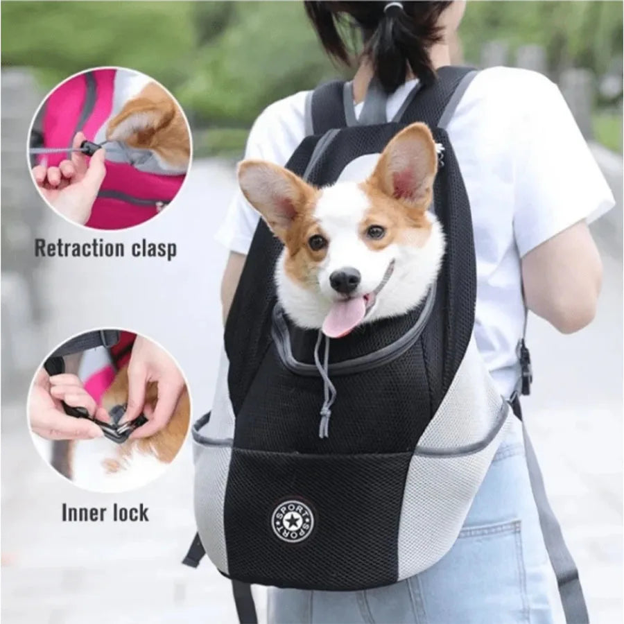 Double Shoulder Pet Carrier Backpack A0436