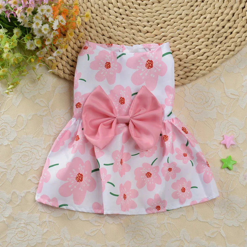 Summer Pet Flower Dress.A0148