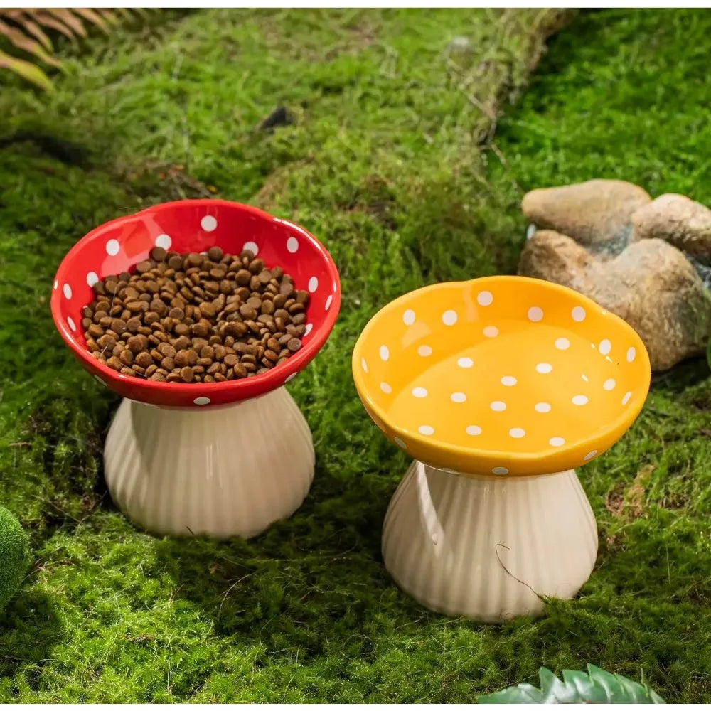 Mushroom Cat Bowl A0383