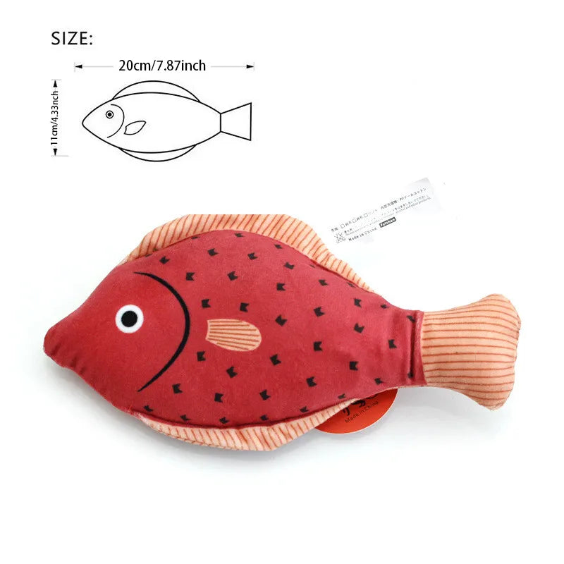 3D Fish Cat Toy with Catnip  A0231