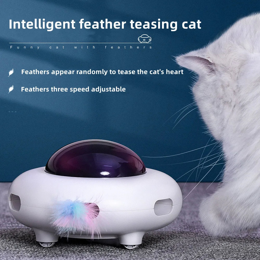 Smart UFO Cat Toy – USB Charging Teaser.A0115