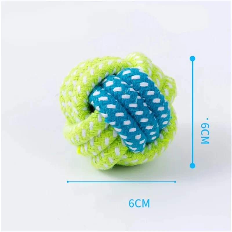 Cotton Rope & Ball Dog Toy A0247