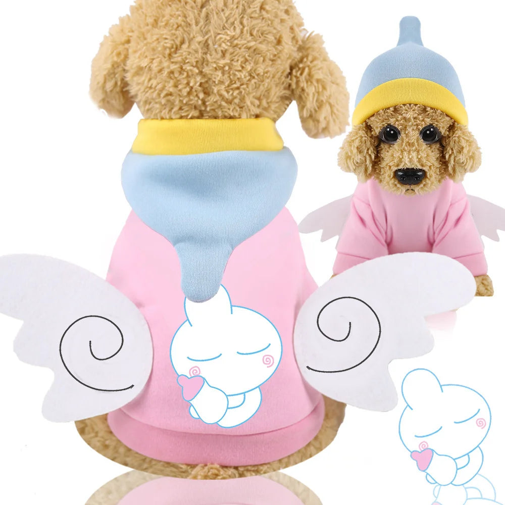 Cartoon Winter Dog Hoodie A0089