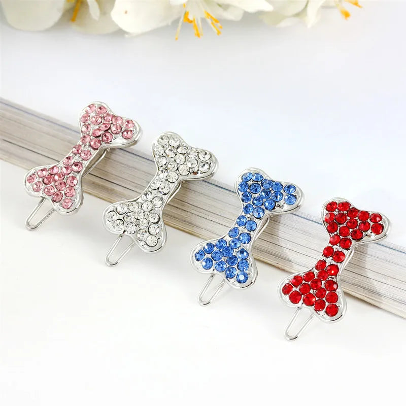 Fashion Rhinestone Pet Hair Clip A0212