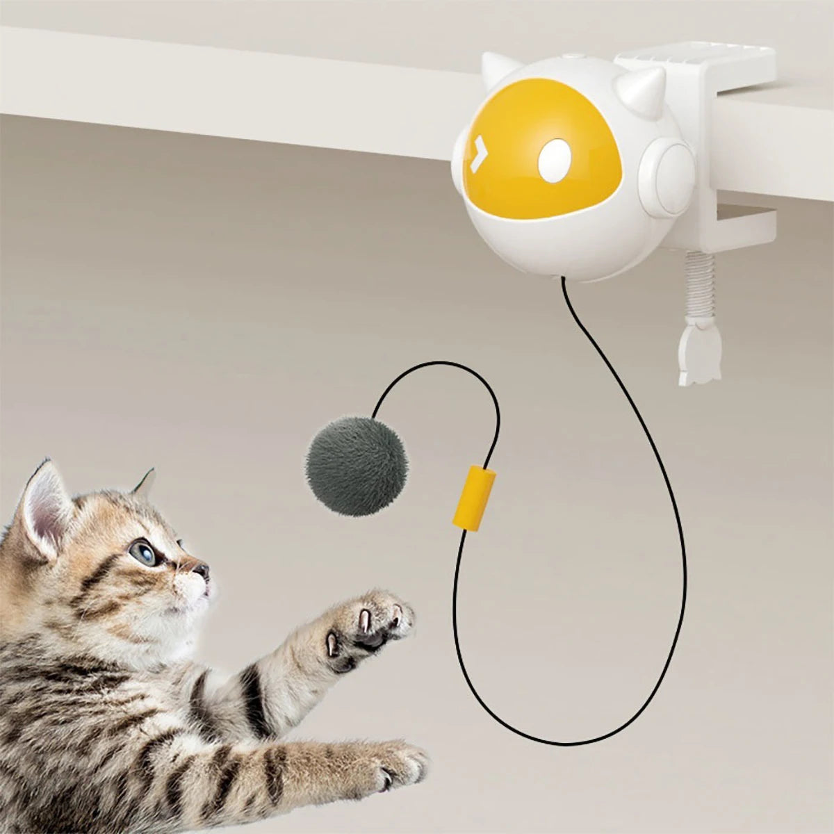 White Electric Cat Toy A0227