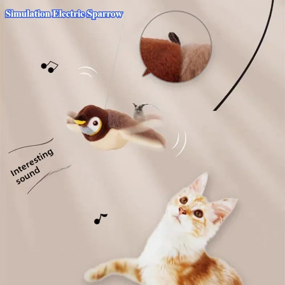 Interactive Catnip Bird Cat Toy A0208