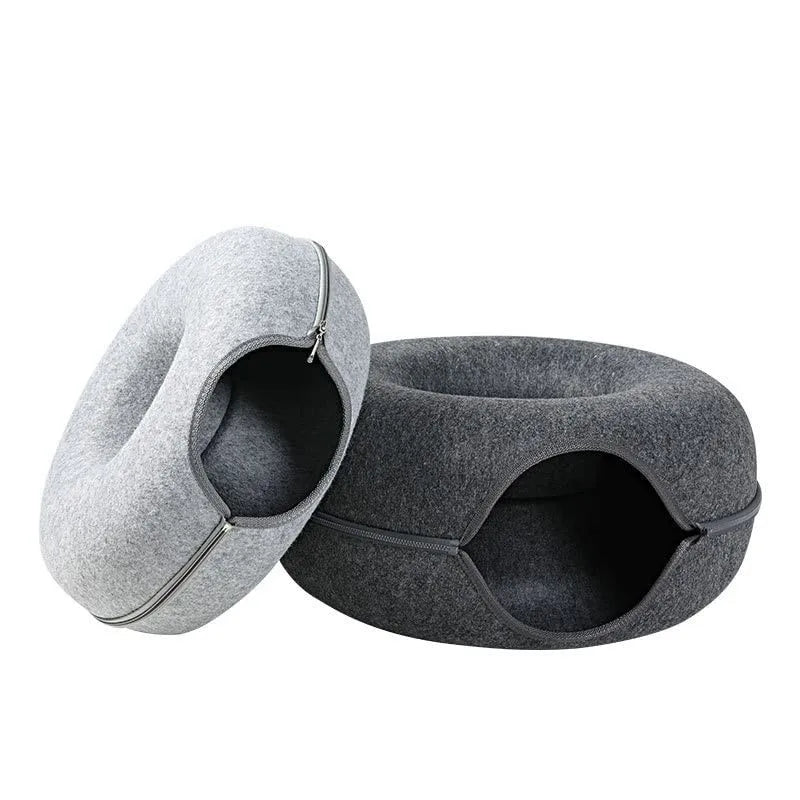 Donut Cat Bed & Tunnel A0252