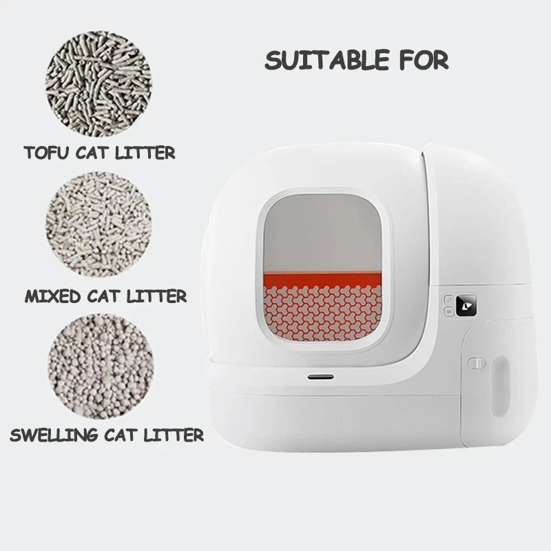 Automatic Cat Litter Box with App Control A0355