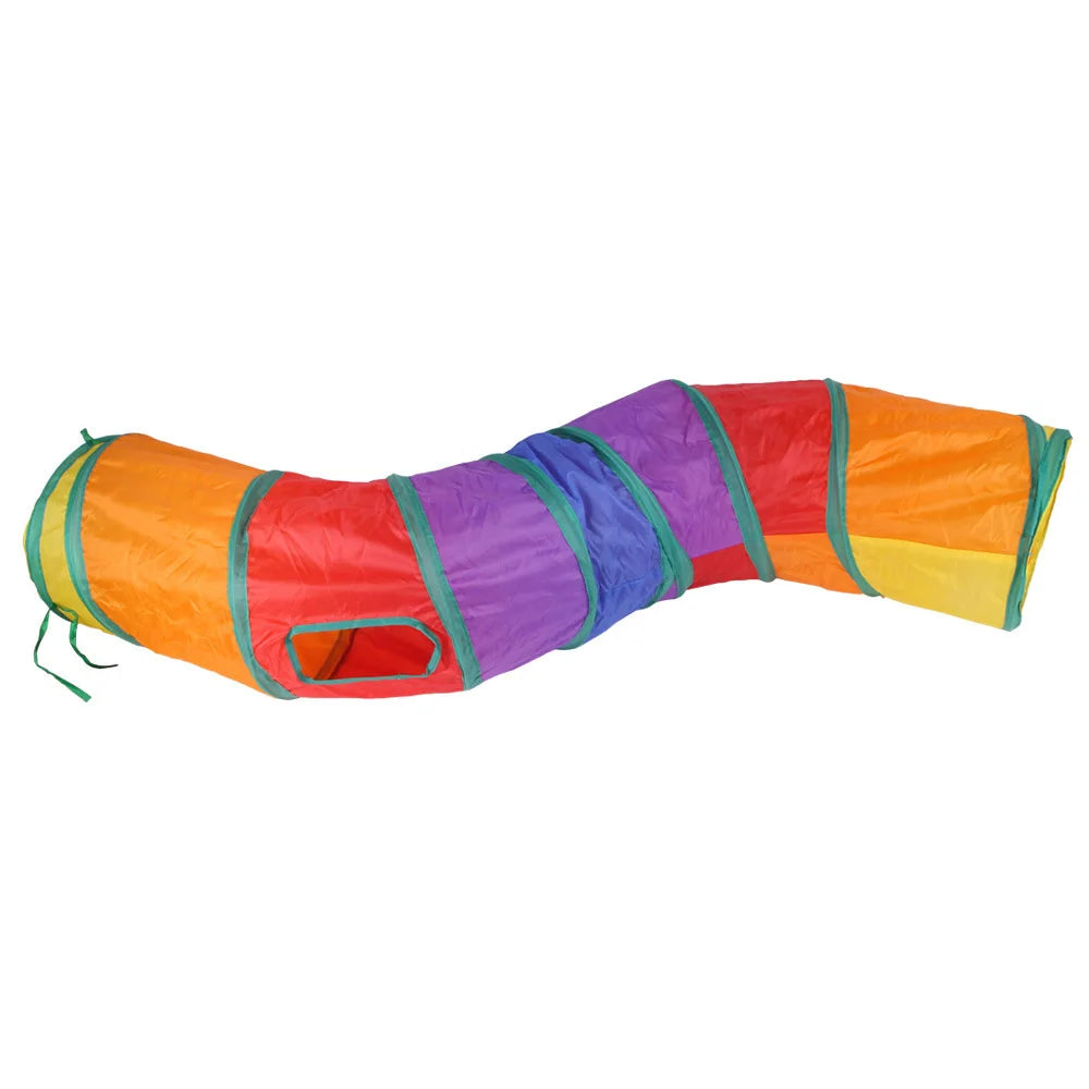 Foldable Cat Tunnel S-Shaped Play Toy A0218