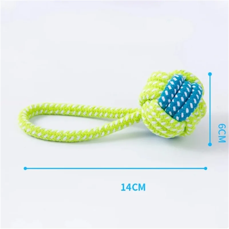 Cotton Rope & Ball Dog Toy A0247