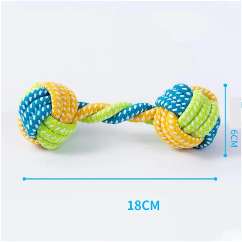 Cotton Rope & Ball Dog Toy A0247